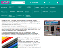 Tablet Screenshot of kitesandfunthings.com